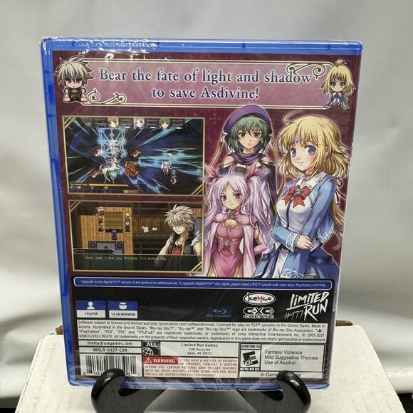 Asdivine Cross PS4 Sony PlayStation 4 RPG Video Game KEMCO Limited Run #477 New - Picture 2 of 6